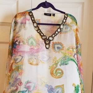 Susan Graver sheet tunic, Size 20W